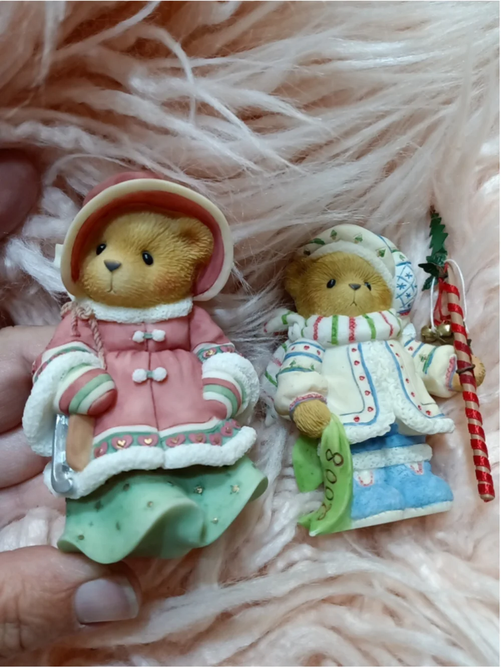 Cherished Teddies Thor 2008 Winter Loretta I'm Warm & Cozy Over You Ice skating